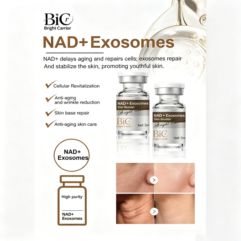 BIC NAD+ Exosome Skin Booster Anti-Aging Meso Serum, ideal for microneedle treatments.