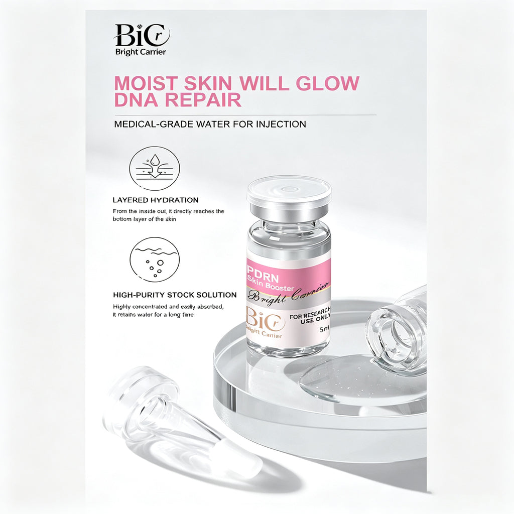 BIC PDRN Skin Booster 5ml×5 Vials Anti-Aging Microneedle Serum