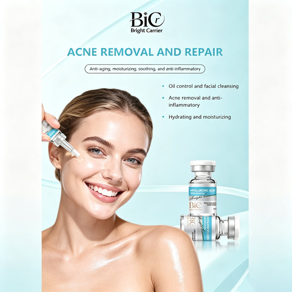 BIC Hyaluronic Acid Skin Booster Serum Ampoule 5ml×5 Vials | Deep Hydration Microneedling Treatment